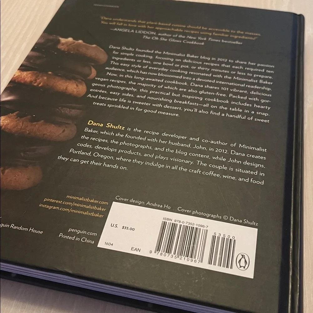 Minimalist Baker cookbook